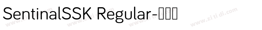 SentinalSSK Regular字体转换